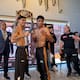 “Diamante” Russell y René Calixto superan báscula y se medirán este sábado en Hermosillo