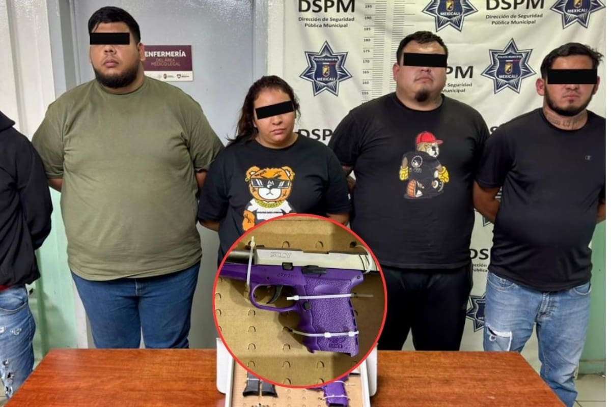 Cinco personas detenidas tras amenazar con pistola a vecinos del fraccionamiento Condesa