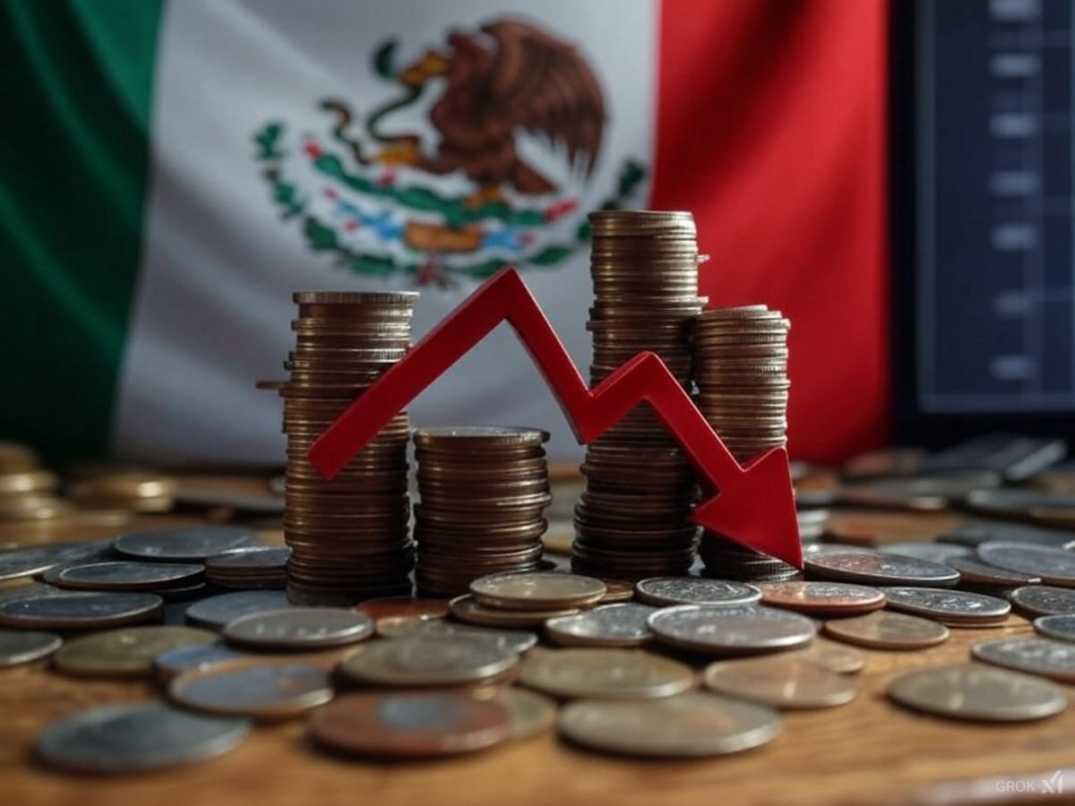 El economista Alejandro Werner anticipa una recesión en México durante este 2025. | Imagen hecha con la IA de X, antes Twitter, Grok