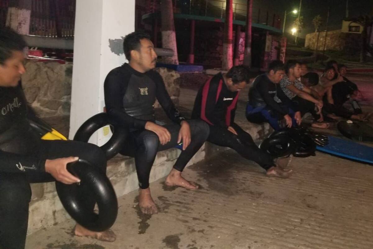 Clima representa mayor riesgo para quienes buscan cruzar a EU por Playas de Tijuana