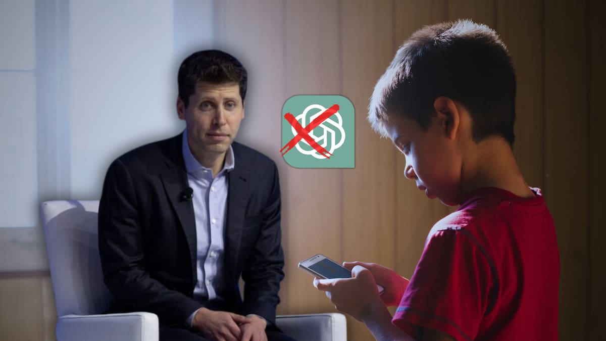 Altman aclaró que ChatGPT no está diseñado para menores de 12 años. Sin embargo, actualmente no existen mecanismos que lo impidan. Foto: Especial (Reuters/Canva)