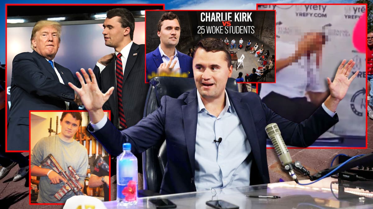 Charlie Kirk muere tras ser baleado en un evento universitario en Utah. FOTO: Especial