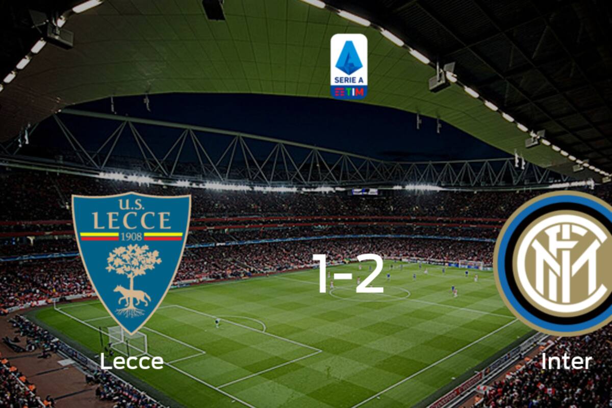 Inter gana en el Estadio Via Del Mare a Lecce (2-1)