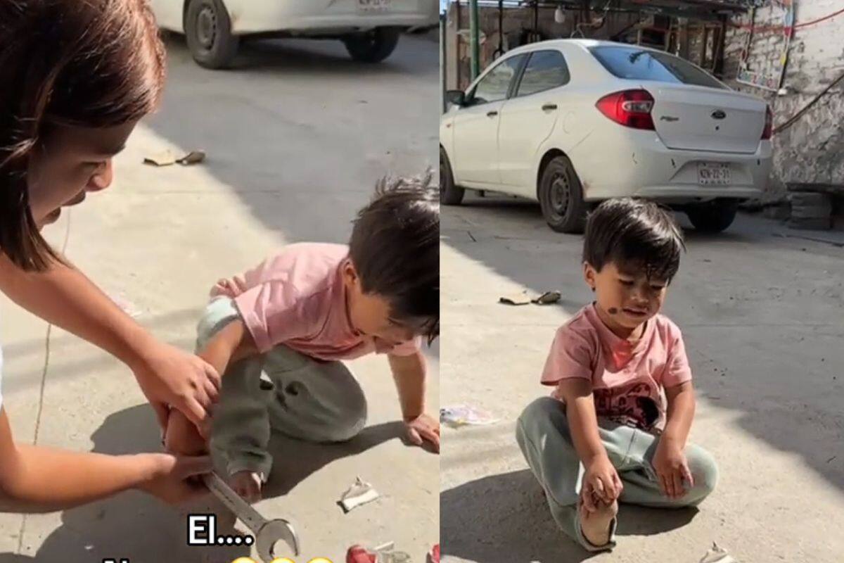 “¡No, mi McQueen!: Niño rompe en llanto tras romper su alcancía