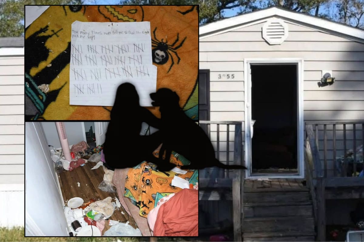 ¿Cuántas veces mamá me dice que no puede recogerme?”, una carta con 87 marcas destapó el abandono que sufrió una adolescente de 14 años que estuvo casi un año sola con siete perros en una casa rodante llena de basura y un cadáver canino