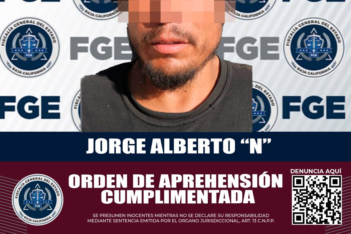 Arrestan a hombre que agredió a policía en el valle de Mexicali