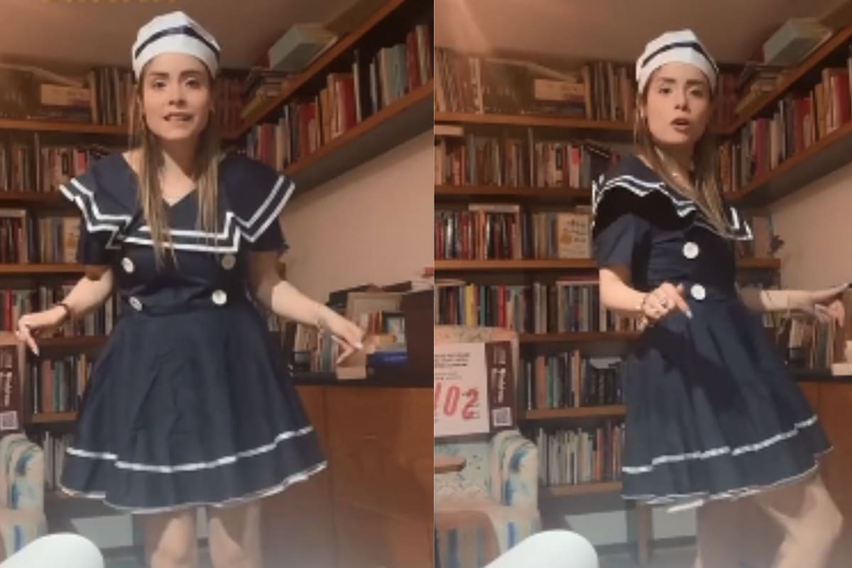 Cuestionan salud mental de Maryfer Centeno tras disfrazarse durante un en vivo