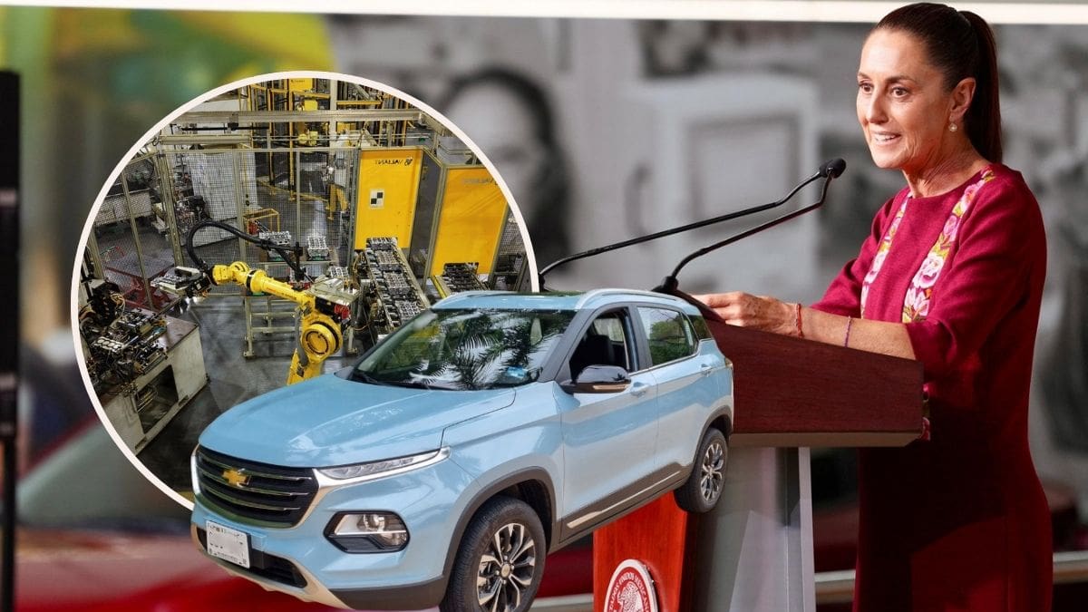 General Motors producirá 80 mil vehículos en México a partir de 2027: el Chevrolet Aveo y Groove ya no se importarán de Asia, anuncia Claudia Sheinbaum