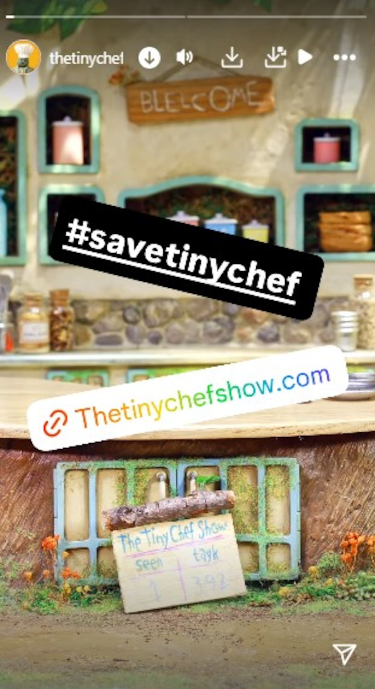 Buscan salvar a “Tiny Chef” / Instagram @thetinychefshow