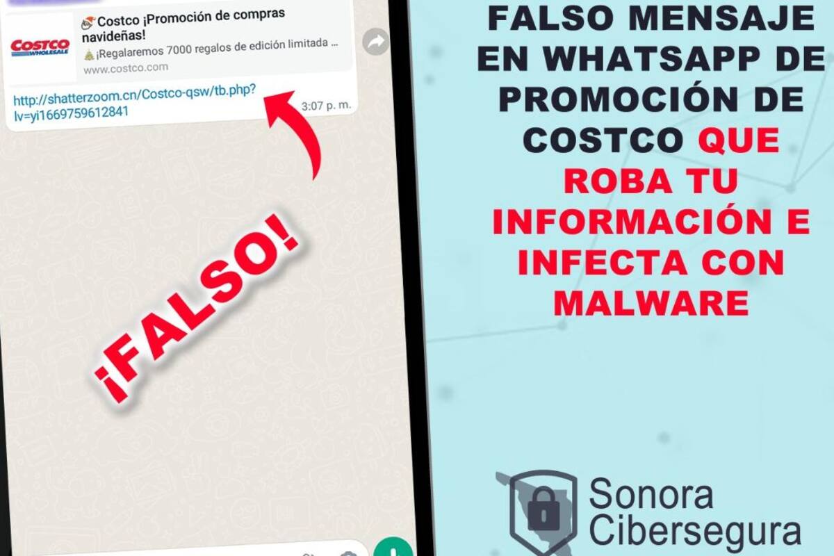 ¡Cuidado, es una estafa! ¿Te llegó una supuesta oferta navideña a WhatsApp?