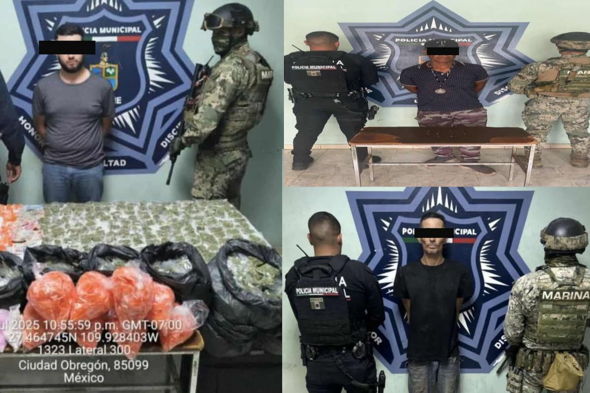 Aseguran más de 3 mil dosis de droga en Cajeme