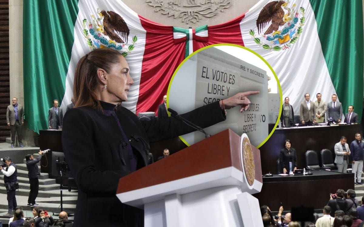 Morena suaviza algunos puntos de la reforma electoral, pero mantiene cambios clave en el sistema político y el financiamiento a partidos. | Crédito: Presidencia/Banco digital GH