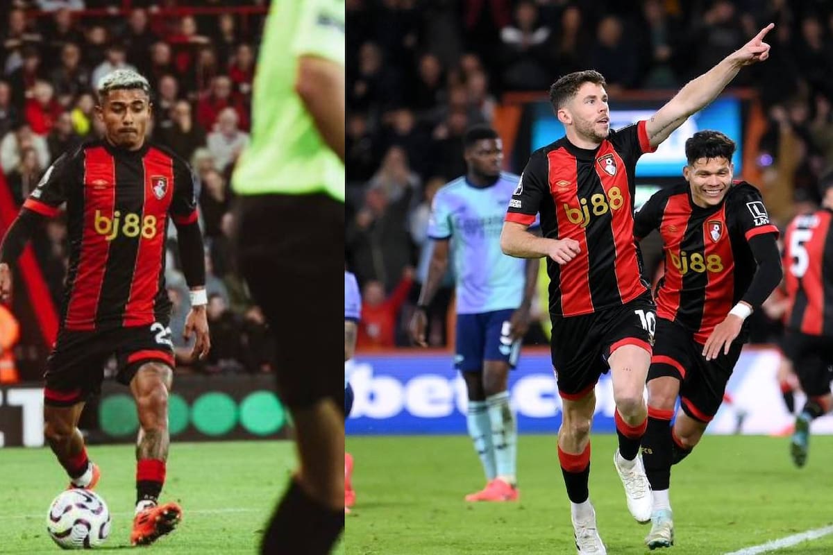 Julián Araujo titular en la victoria del Bournemouth 2-0 sobre Arsenal