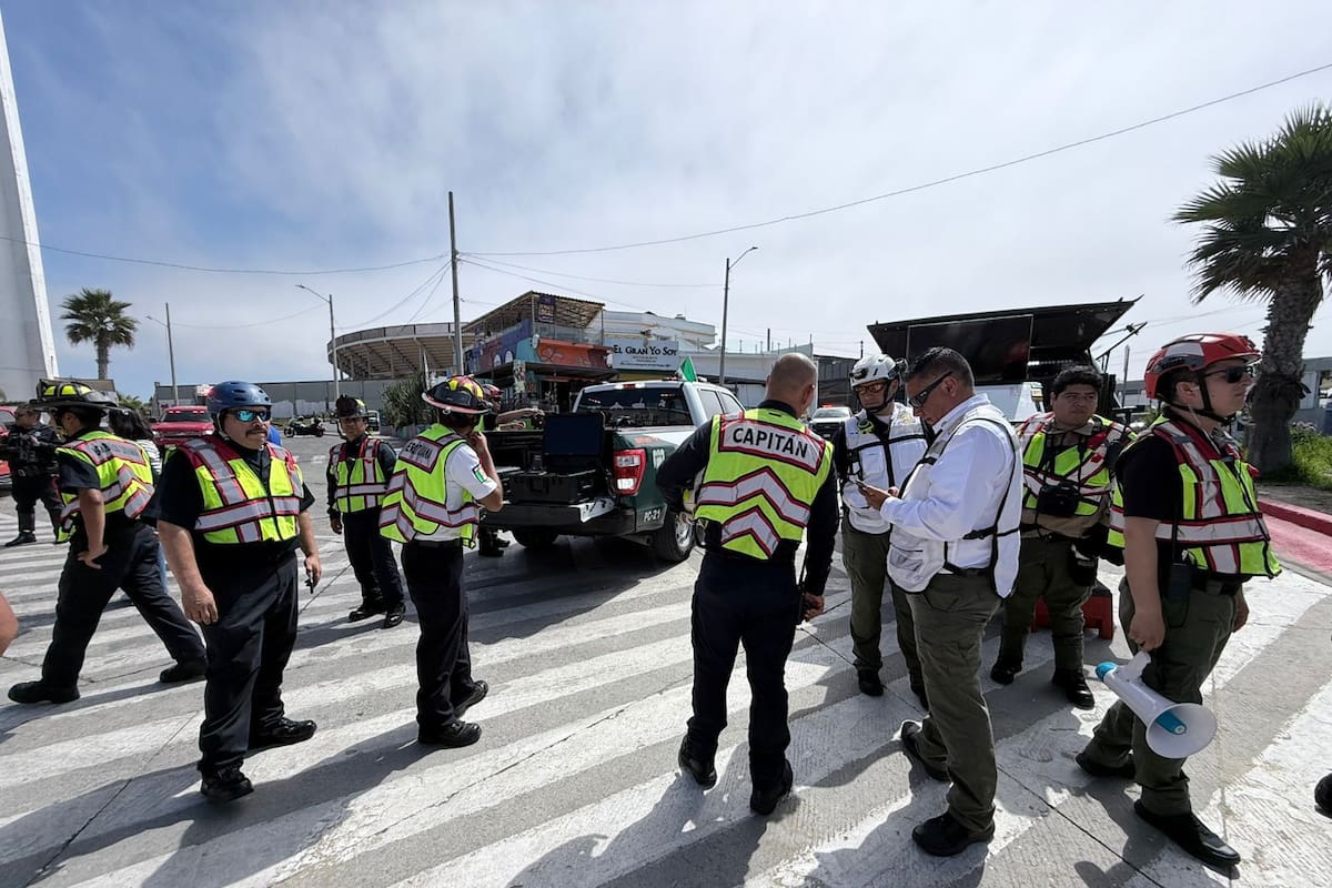 Realizan primer simulacro de tsunami en Playas de Tijuana