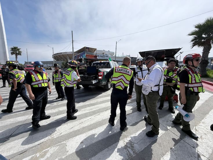 Realizan primer simulacro de tsunami en Playas de Tijuana