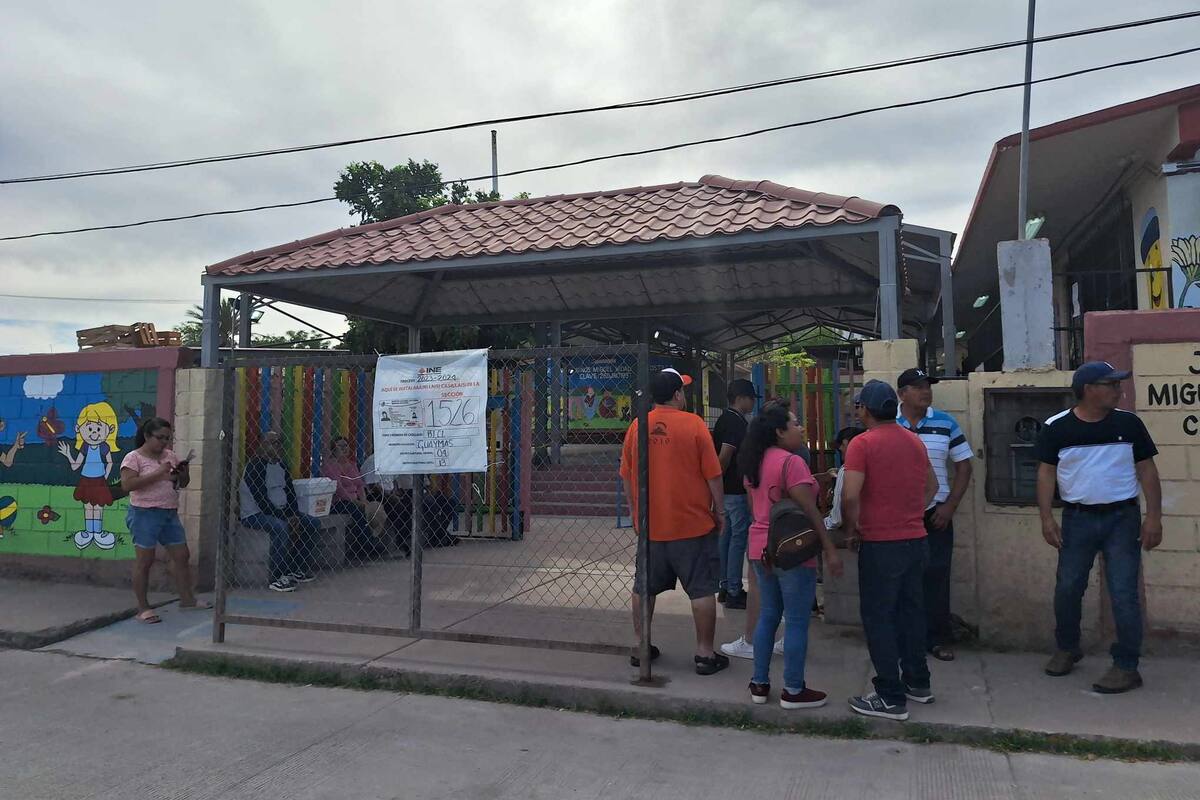 Se retrasa apertura de casillas casi una hora en Guaymas