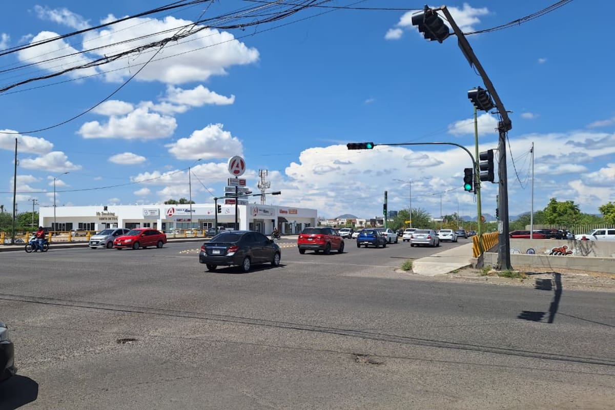 Hasta 13 choques se han registrado en Paseo Río Sonora y Paseo Las Quintas en Hermosillo