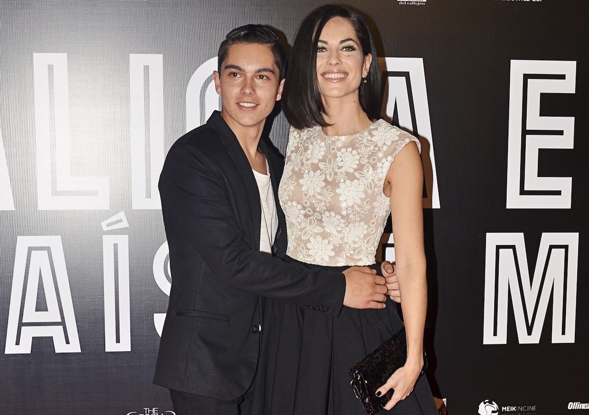 Bárbara Mori y su hijo Sergio Mayer Mori.