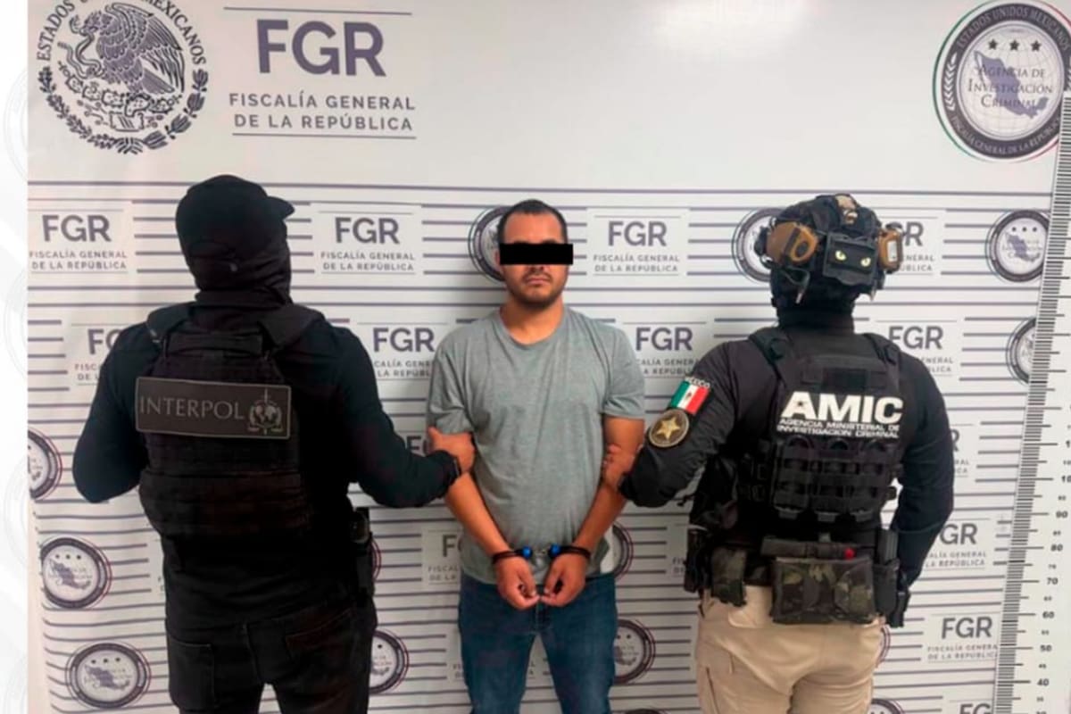 Interpol y AMIC detienen en Nogales a objetivo prioritario requerido por Estados Unidos; era buscado por narcotráfico y tráfico de armas
