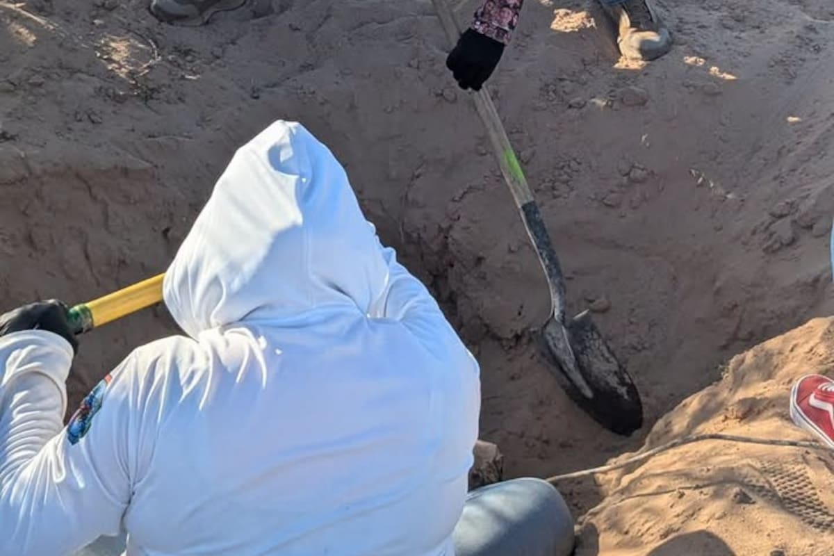 Localizan cuerpo en una fosa clandestina en San Luis Río Colorado