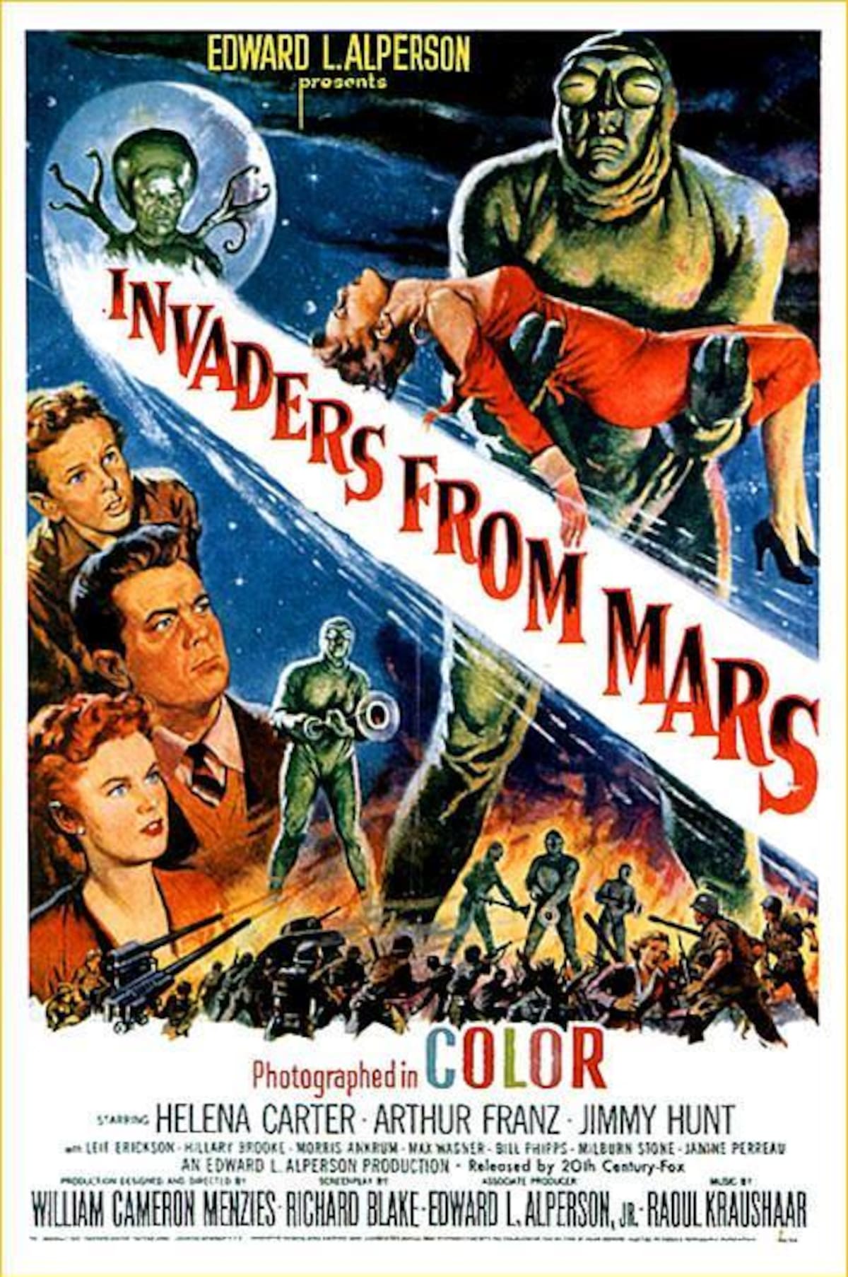 Clásico de ciencia ficción donde un niño descubre una invasión alienígena que aterroriza a su pueblo.