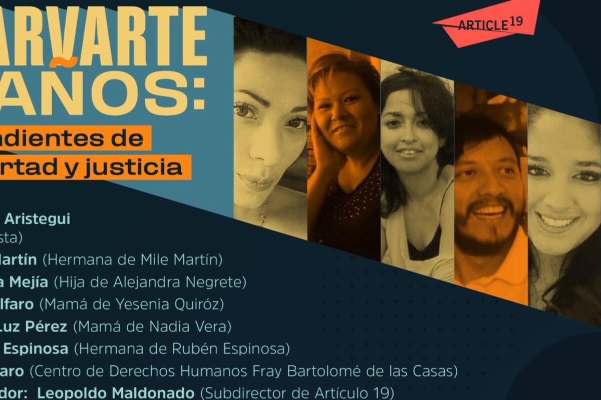 Caso Narvarte: Cinco años en espera de verdad y justicia por el asesinato del fotoperiodista Rubén Espinosa y feminicidio de 4 mujeres