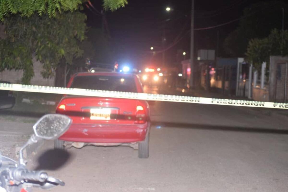 Matan a hombre afuera de su casa en Obregón