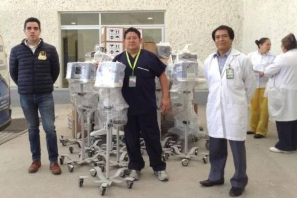 Donan 50 ventiladores al IMSS para pacientes con Covid-19 tras pedirle 2 mil a Hacienda