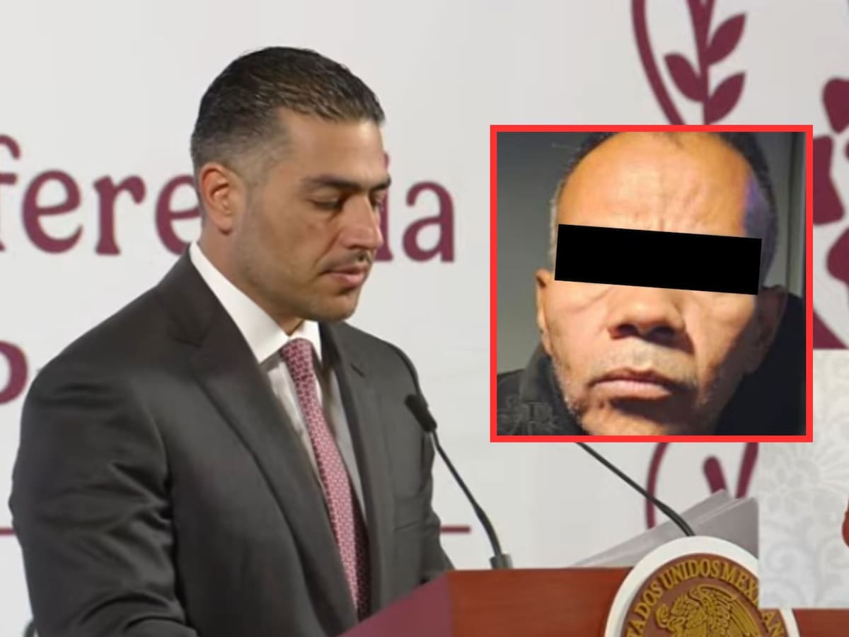 Omar García Harfuch (SSPC) informa sobre detención de "El Lastra", líder de la célula que reclutaba personas para el CJNG. | Captura de pantalla/Especial