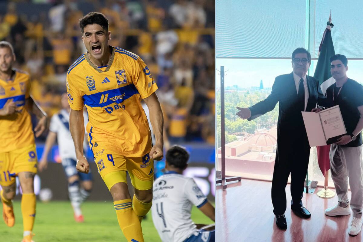 Nicolás Ibáñez recibe su carta de naturalización y podría representar a México en la Selección