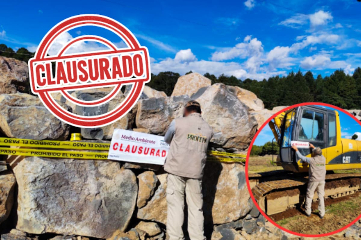 Profepa clausura obras ilegales y asegura maquinaria en Área Natural Protegida de Valle de Bravo