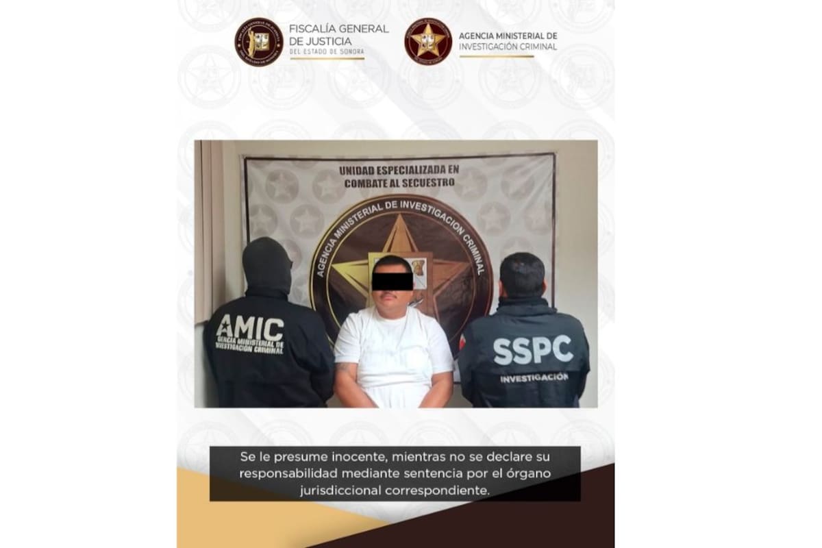 Fiscalía de Sonora relaciona a “El Isra”, presunto segundo al mando de Los Rusos, con dos personas rescatadas y una tercera que continúa desaparecida