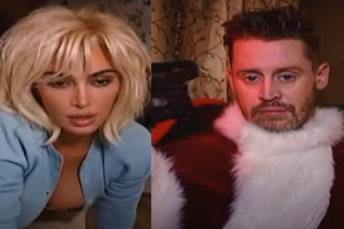 Kim Kardashian lanza un extraño videoclip de “Santa Baby”