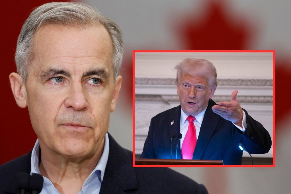 Trump y Mark Carney, PM de Canadá, sostendrán hoy llamada sobre aranceles en medio de conflictos comerciales y territoriales