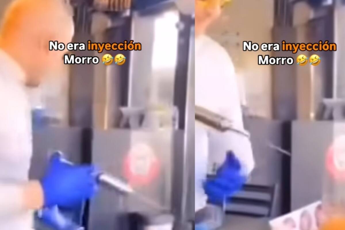 Un niño en un restaurante cree que el mesero lo va a inyectar y sale corriendo a la calle