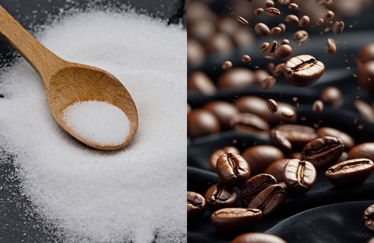 Mezclar café con bicarbonato de sodio permite limpiar superficies, eliminar malos olores y remover grasa difícil Foto: Especial (canva)