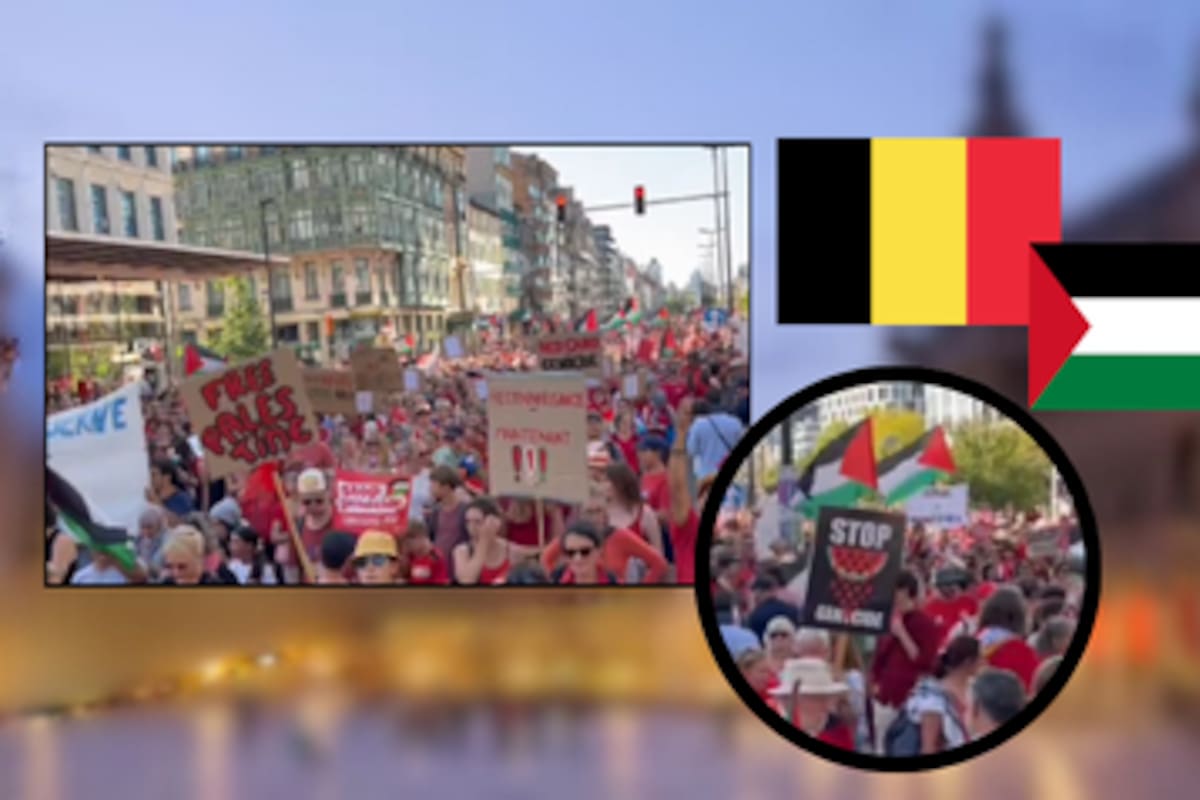 Bruselas: protesta exige fin de relaciones comerciales, militares y diplomáticas con Israel