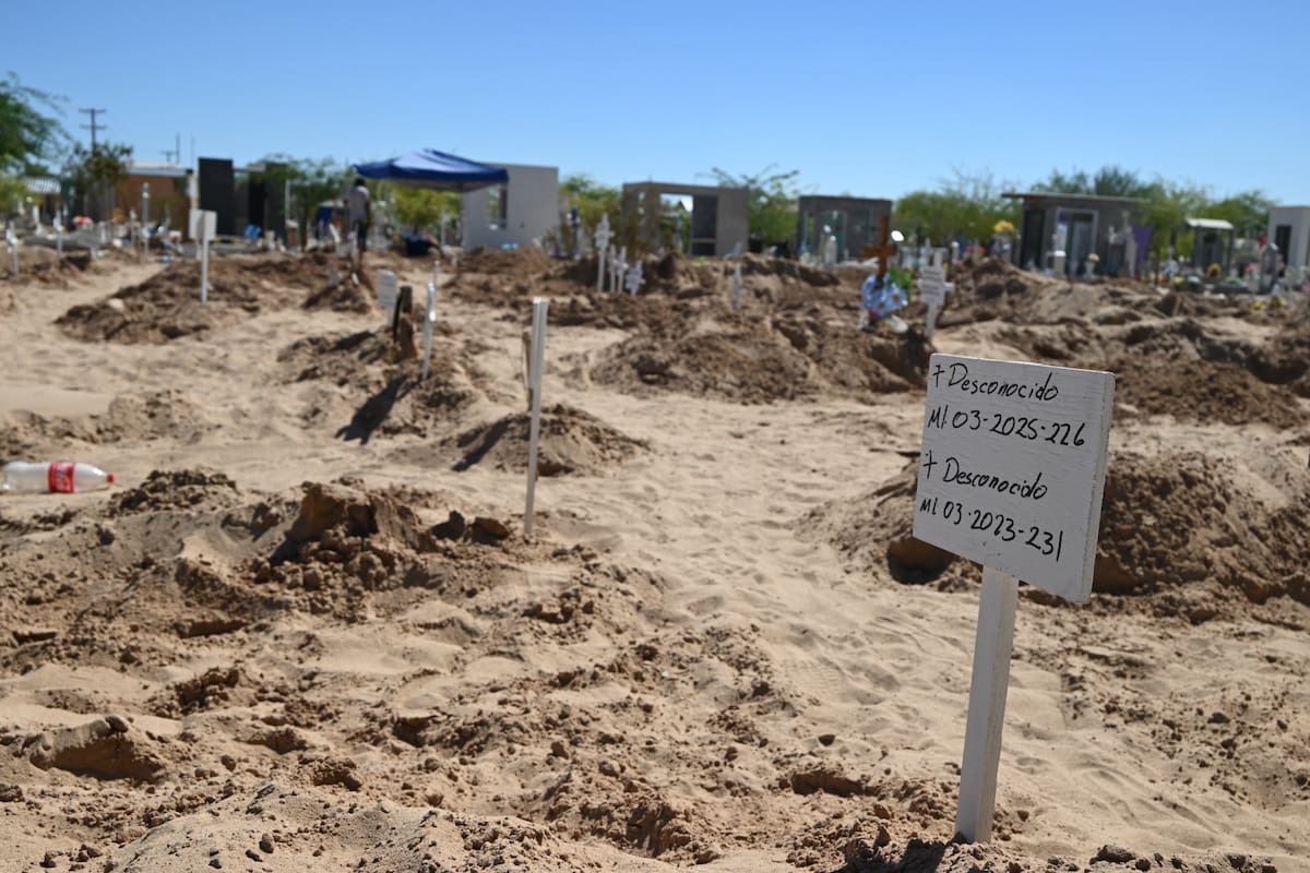 Sepultan cerca de 100 cuerpos no identificados en panteón municipal de SLRC