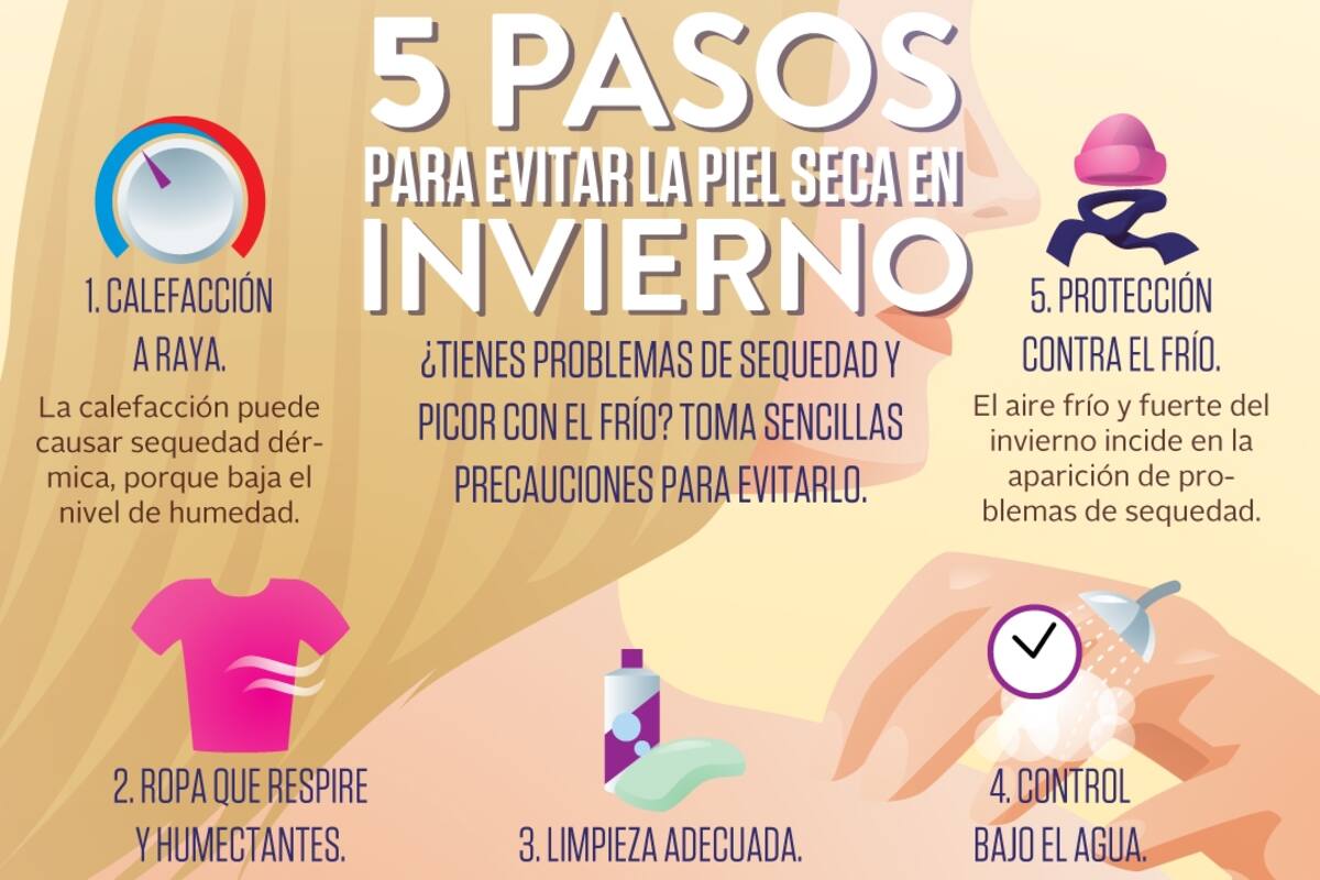 5 pasos para evitar la piel seca en invierno