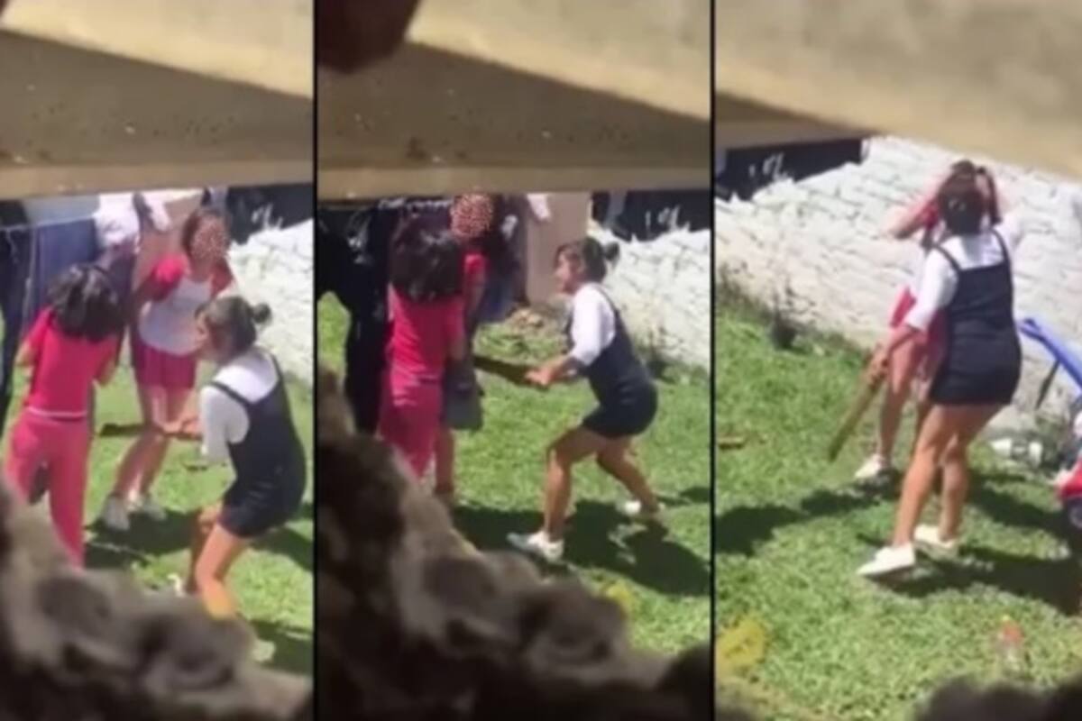 Captan a madre agrediendo a sus hijas con un palo; Fiscalía investiga caso