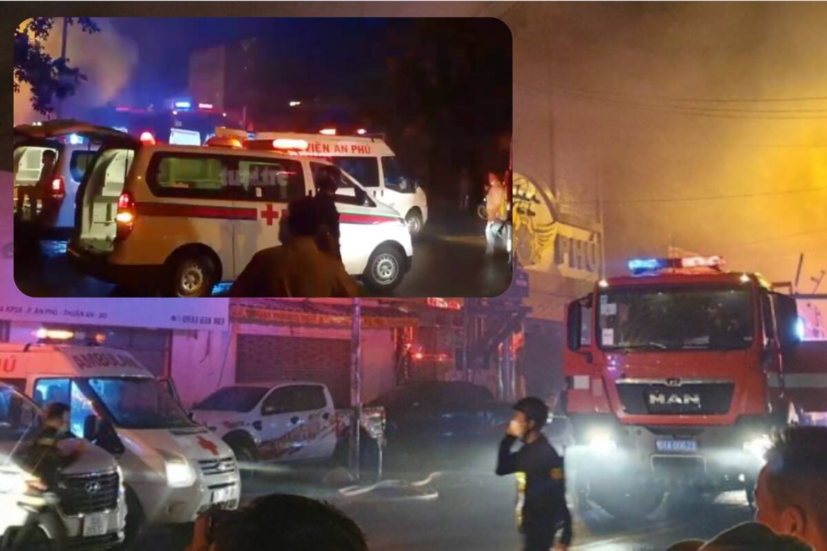 VIDEO: Mueren 23 en incendio en un bar de Karaoke en Vietnam