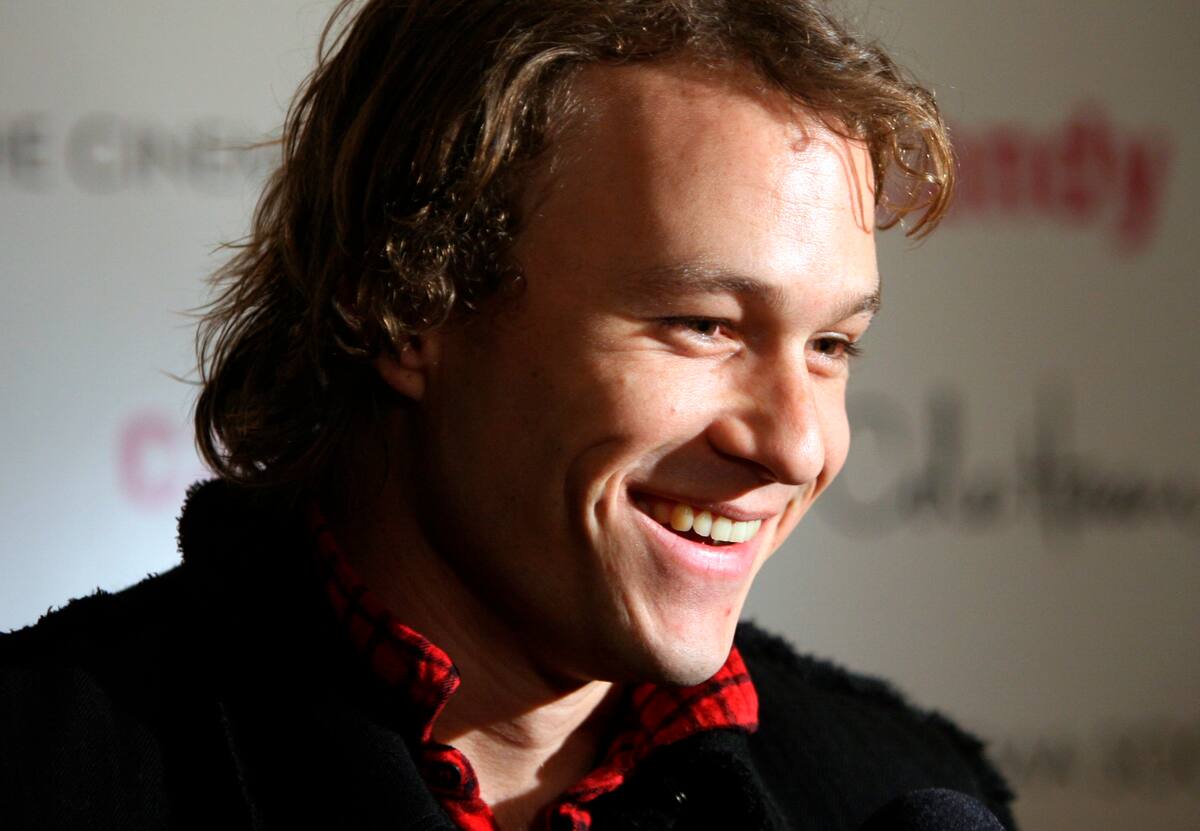 ** FILE ** In this Nov. 6, 2006 file photo, actor Heath Ledger arrives for the premiere of his new film "Candy" in New York.  Early reviews from those who were the first to see the film on Friday, July 18, 2008, the day of its release, commented on Ledger's intense portrayal of The Joker in "The Dark Knight," the latest installment in the Batman series. "Heath Ledger is going to have the same impact on our culture as James Dean did," said New York movie-goer Chris Finegan, one of many fans across the country who were both awed and saddened by Ledger's performance. (AP Photo/Dima Gavrysh, file)