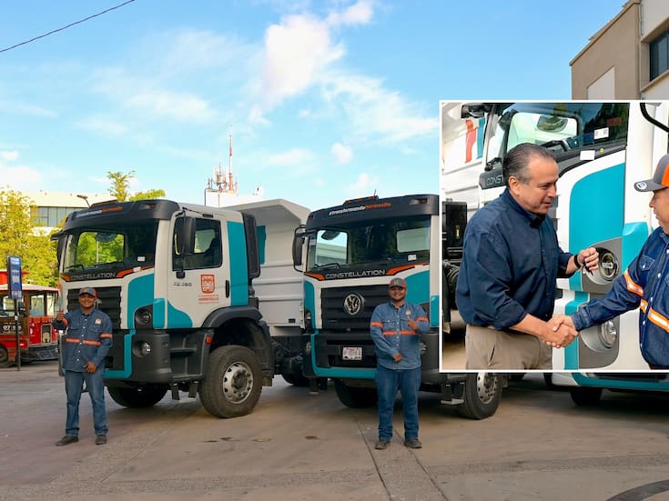 Alcalde Astiazarán refuerza limpieza urbana con siete nuevos camiones de volteo e inversión de 40 millones de pesos en Hermosillo