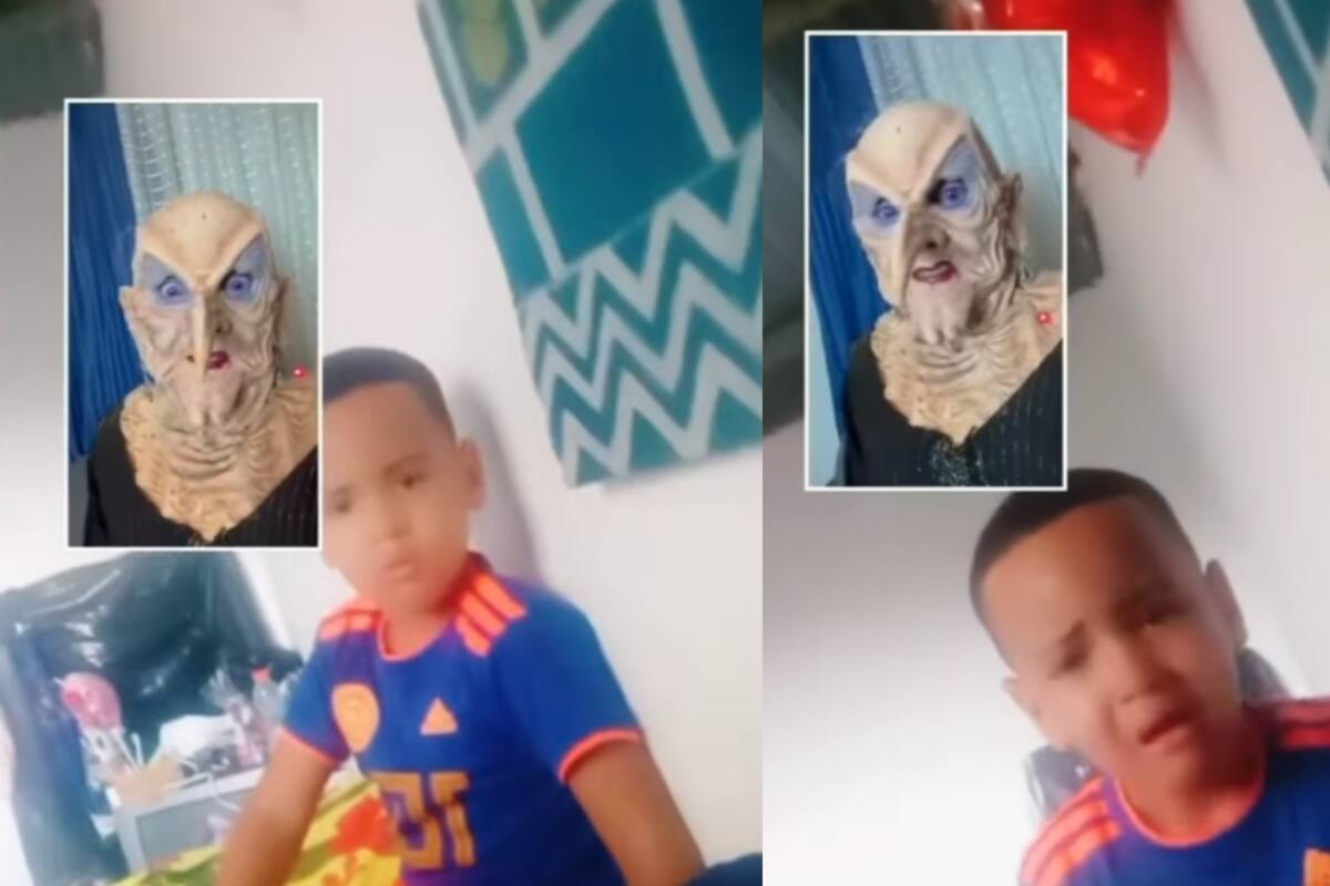 “Ya me voy a portar bien”: Niño se asusta cuando su madre finge una videollamada con una bruja