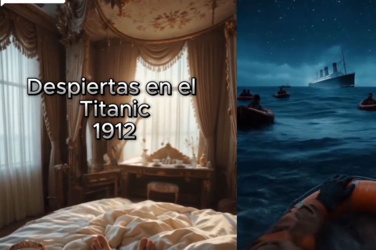 Así hubiera sido despertar en el Titanic en 1912, según una IA