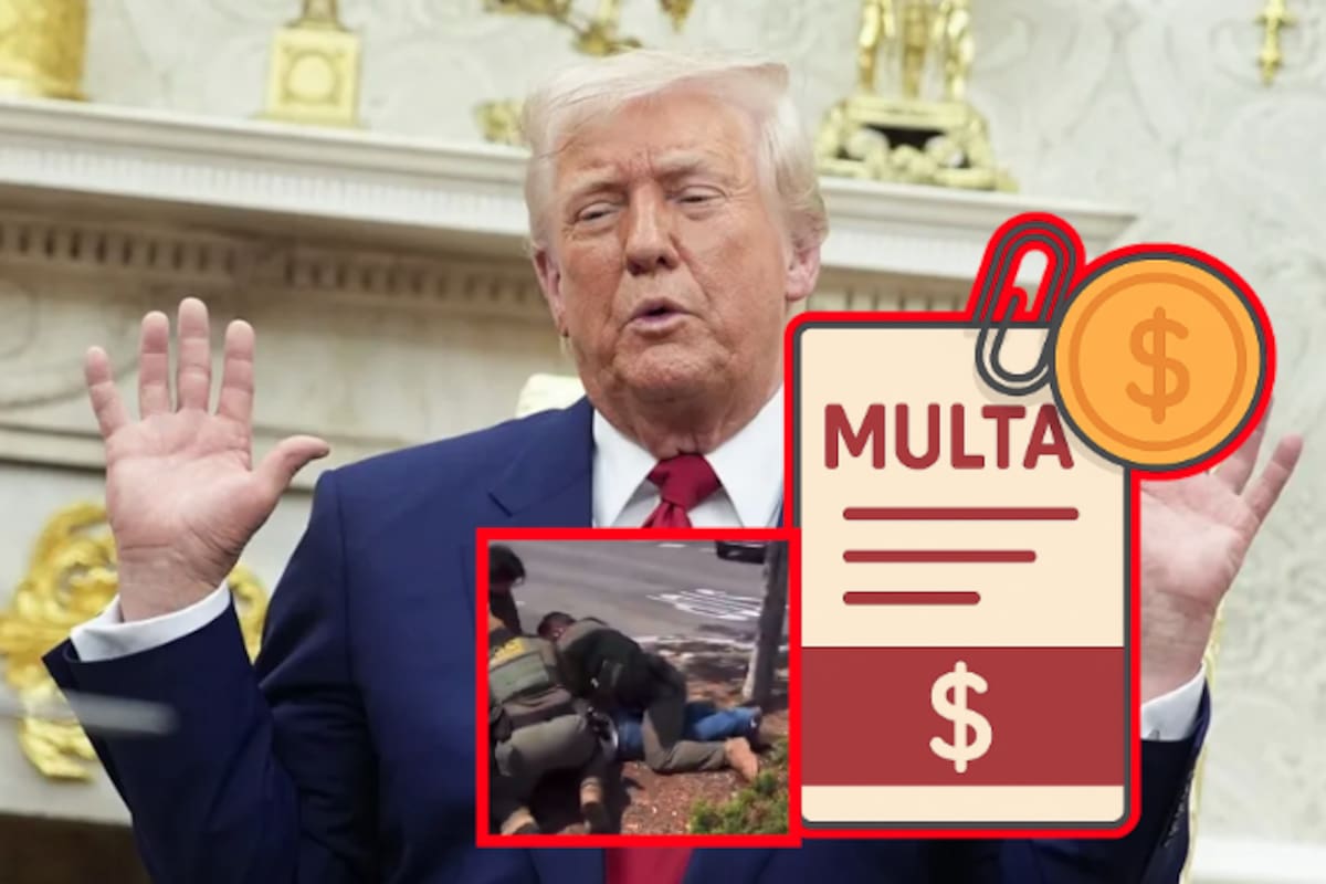 Trump amenaza con multar hasta con 1,000 dolares diarios a inmigrantes que no se deporten voluntariamente