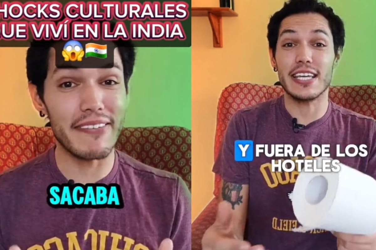 “Son unos nacos”: Tiktoker cuenta el choque cultural que vivió en la India