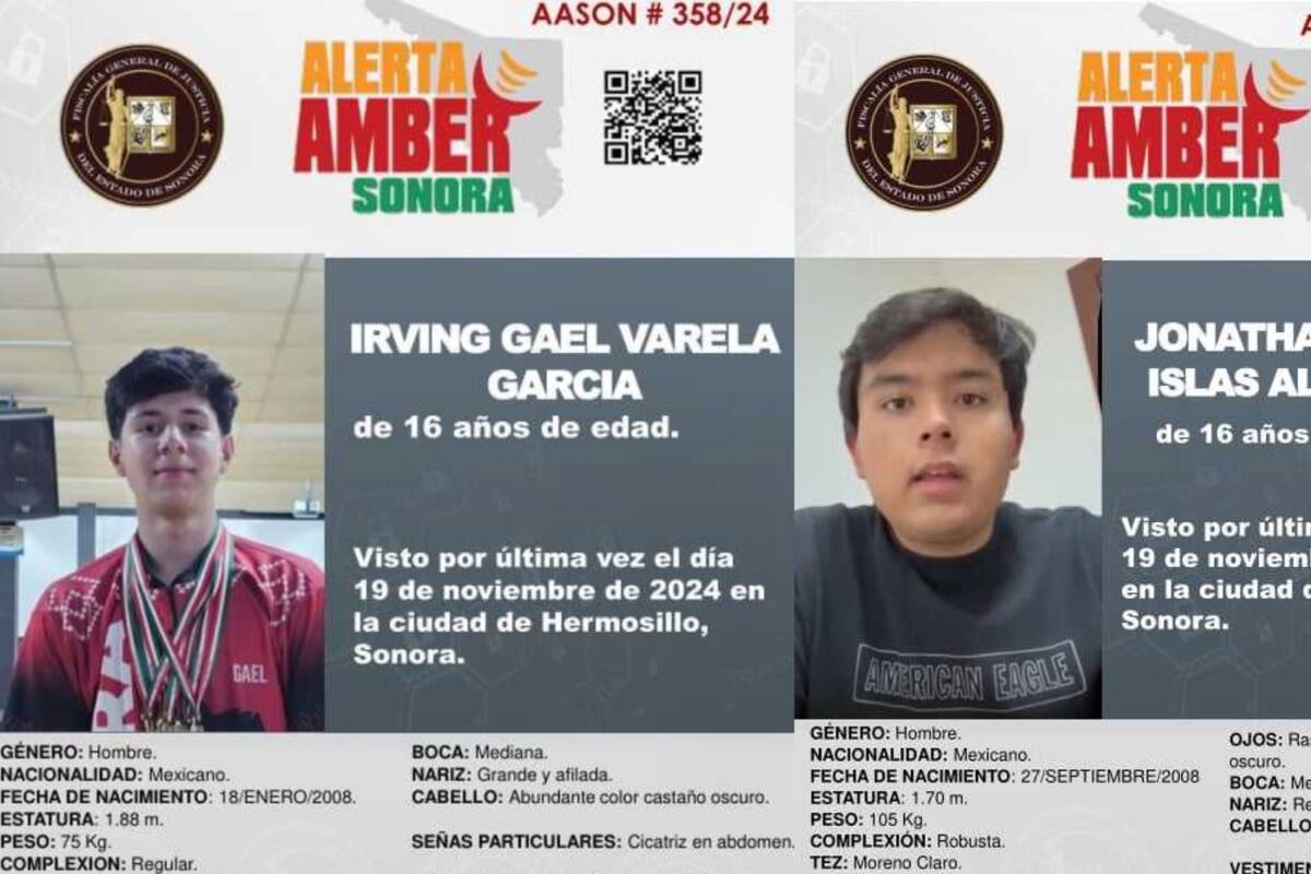 Activan Alerta Amber por Irving Gael, desaparecido el 19 de noviembre; lo acompañaba Jonathan Asael