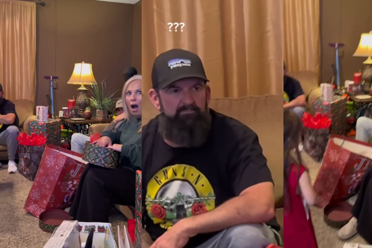 “El hombre estaba claramente confundido”: familia le hace creer a su padre que regalaron una roca y casi llora de emoción