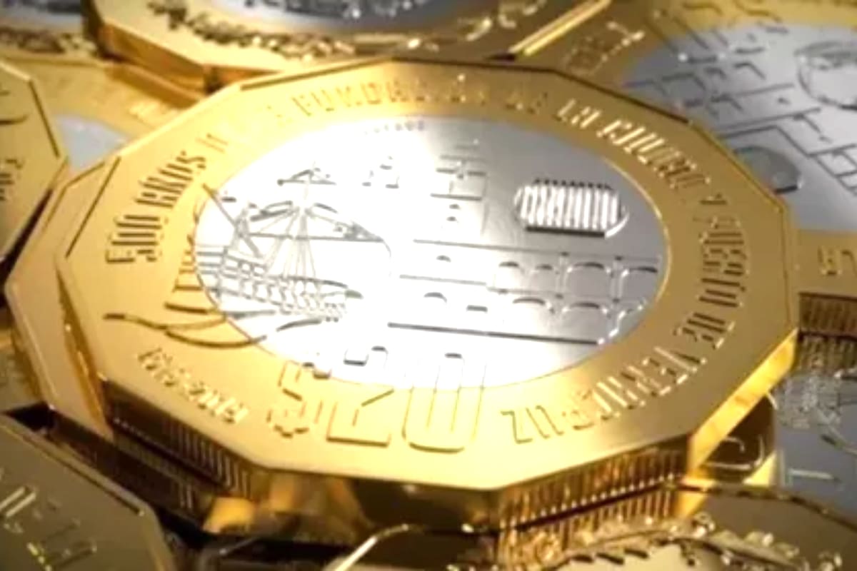 Moneda que conmemora los 500 años de la fundación de Veracruz es vendida por esta sorprendente cantidad